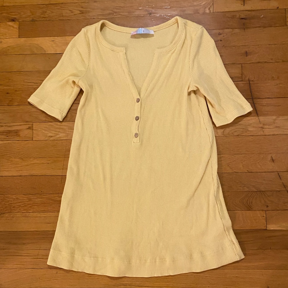 Yellow Free People Tunic